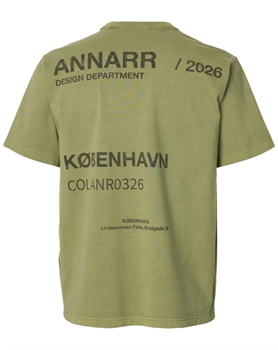 ANNARR - ANRRo Location T-Shirt - Mosstone